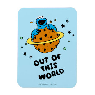 Ímã Monstro de cookies Fora deste mundo