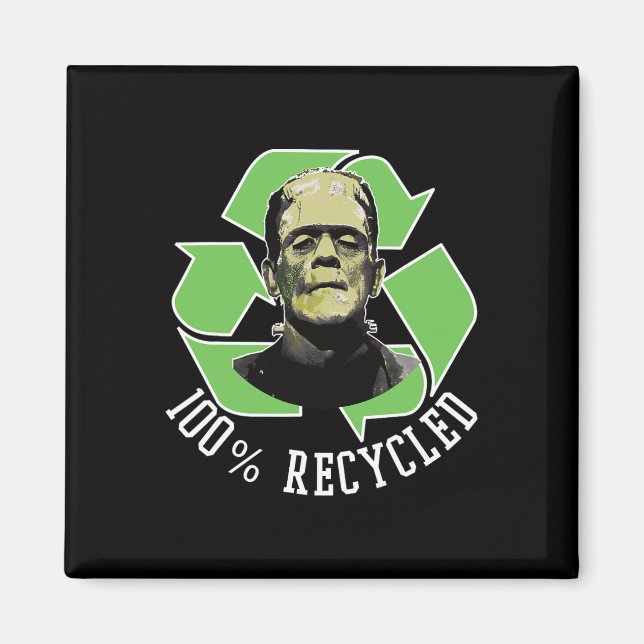 Imã Monstro de Frankenstein - 100% Reciclado S Funny H (Frente)