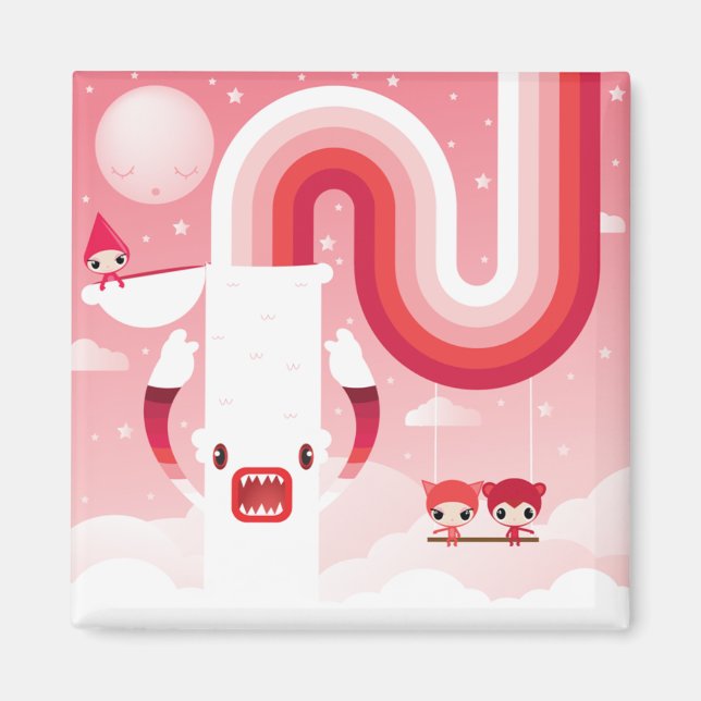 Imã monstro do arco-íris (Frente)