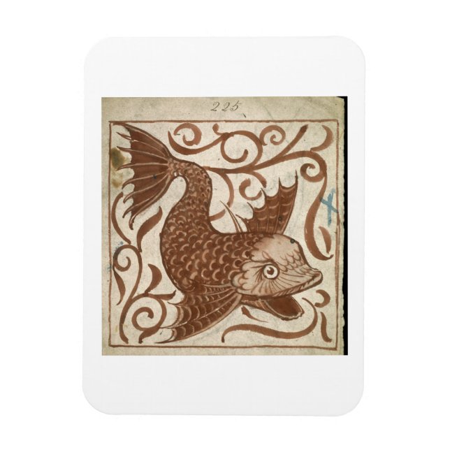 Ímã Monstro do mar (c/c no papel) (Vertical)