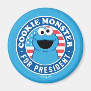 Imã Monstro dos Biscoitos para Presidente