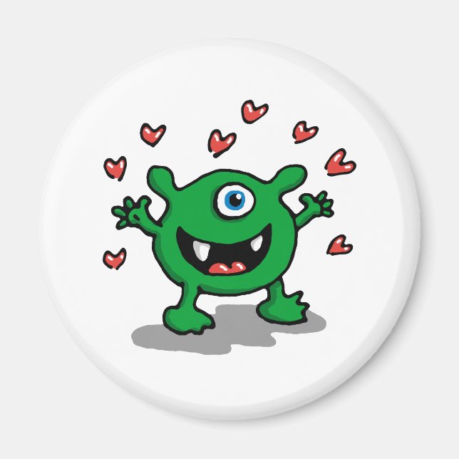 Imã Monstro Love (Frente)