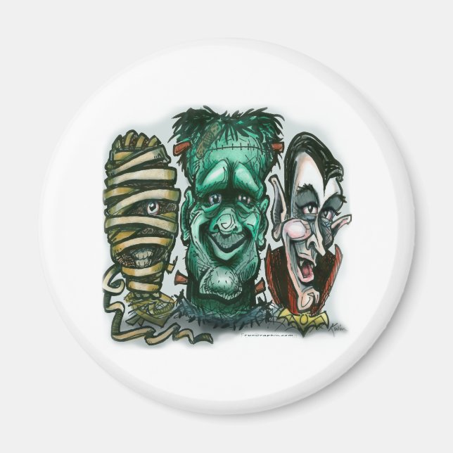 Imã Monstros de Filmes (Frente)