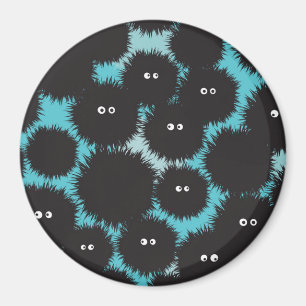 Imã Monstros engraçados e pretos