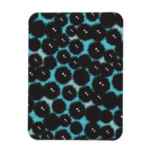 Ímã Monstros engraçados e pretos