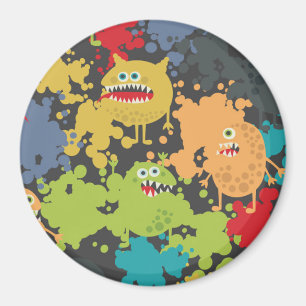 Imã Monstros engraçados fofos