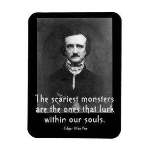 Ímã Monstros Mais Assustadores Edgar Allan Poe