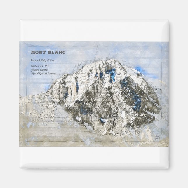 Imã Mont Blanc (Frente)