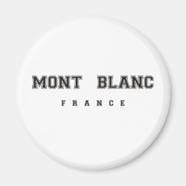 Imã Mont Blanc França (Frente)