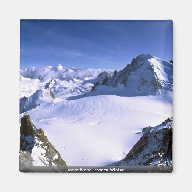 Imã Mont Blanc, França Winter (Frente)
