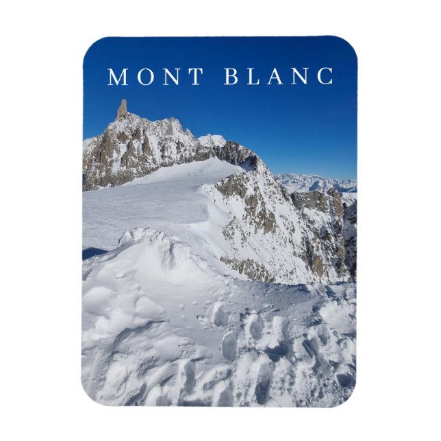 Ímã Mont Blanc na imã de geladeira de inverno (Vertical)