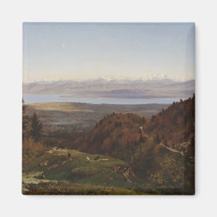 Imã Mont Blanc visto do Santo-Cergues, 1869