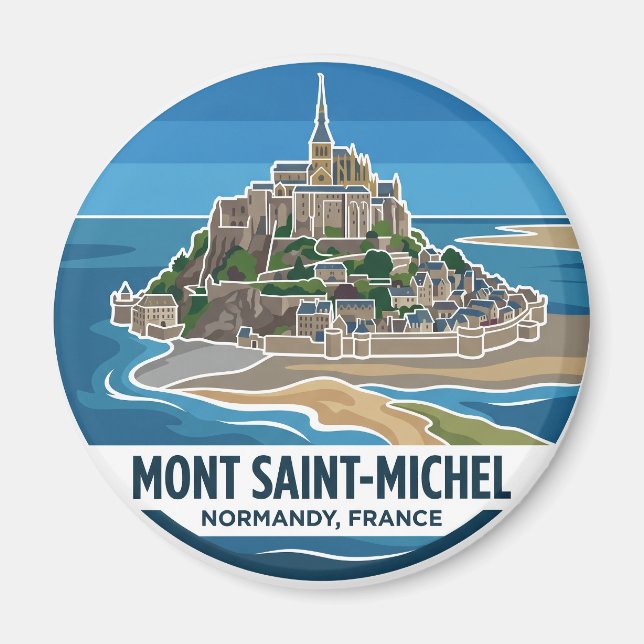 Imã Mont Saint-Michel França (Frente)