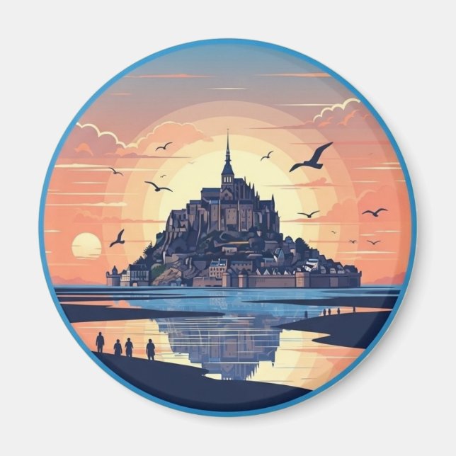 Imã Mont Saint-Michel France Normandy (Frente)
