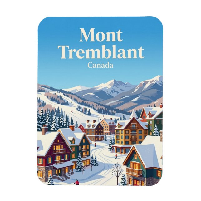 Ímã Mont Tremblant Canadá (Vertical)