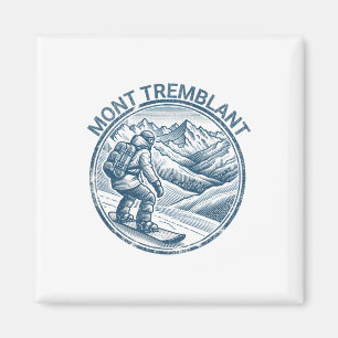 Imã Mont Tremblant Canadá Snowboard Snowboard