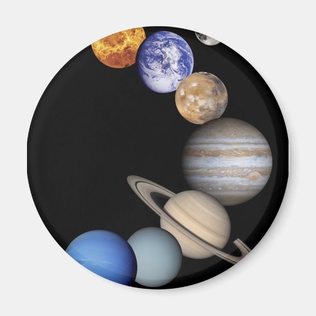 Imã Montagem do Sistema Solar (Frente)