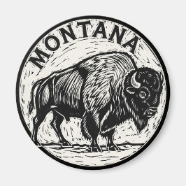 Imã Montana Bison
