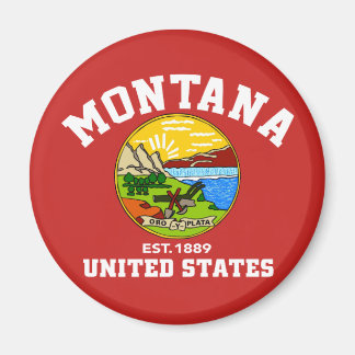 Imã Montana Est 1889 Dia da Independência Estatal dos