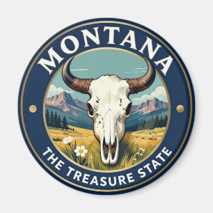 Imã MONTANA Patrimônio da Montanha Big Sky
