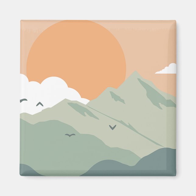 Imã Montanha Arte Montanha Principais Imagens Montanha (Frente)