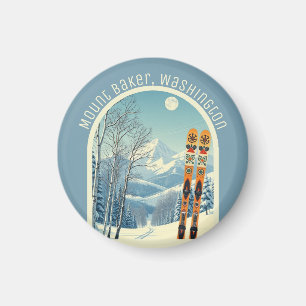 Imã Montanha Baker Washington Cascades souvenir de esq