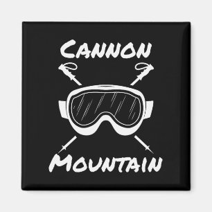 Imã Montanha Cannon Franconia Notch Esqui Esquiador Es