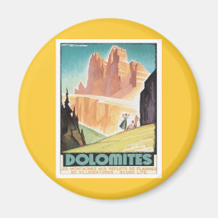 Imã Montanha das dolomites do vintage