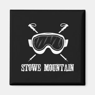 Imã montanha de stowe vermont esquiador esqui esqui rú