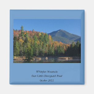 Imã Montanha de Whiteface sobre pouca lagoa de