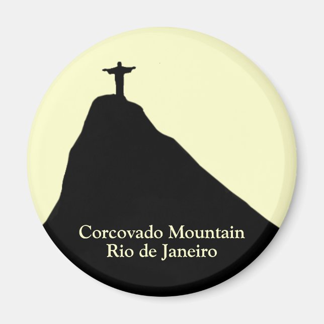 Imã montanha do Corcovado. Rio de Janeiro (Frente)