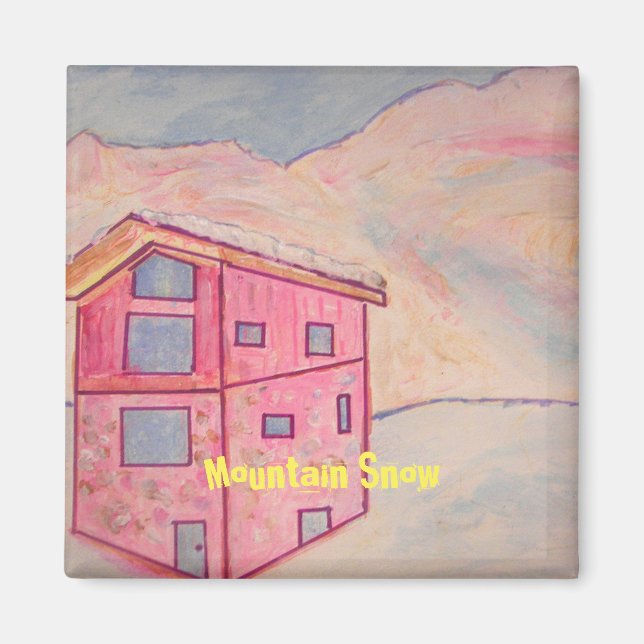 Imã Montanha em neve (Frente)