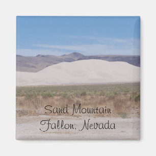 Imã Montanha Fallon da areia, Nevada