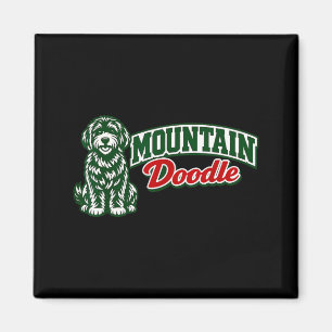Imã Montanha Fofa Doodle Vintage Retro Caminhada ao Ar