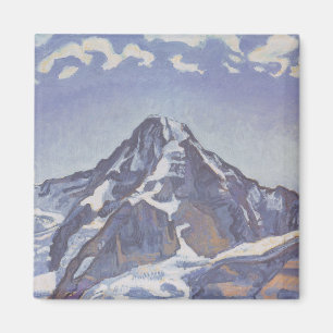 Imã Montanha Monk Com Nuvens (Ferdinand Hodler)