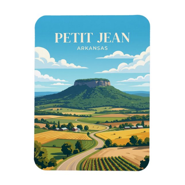 Ímã Montanha Petit Jean EUA (Vertical)