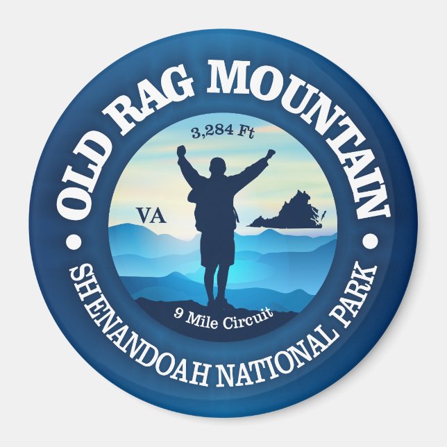 Imã Montanha Rag Antiga (V) (Frente)