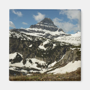 Imã Montanha Reynolds desde Logan Pass no Glacier Park