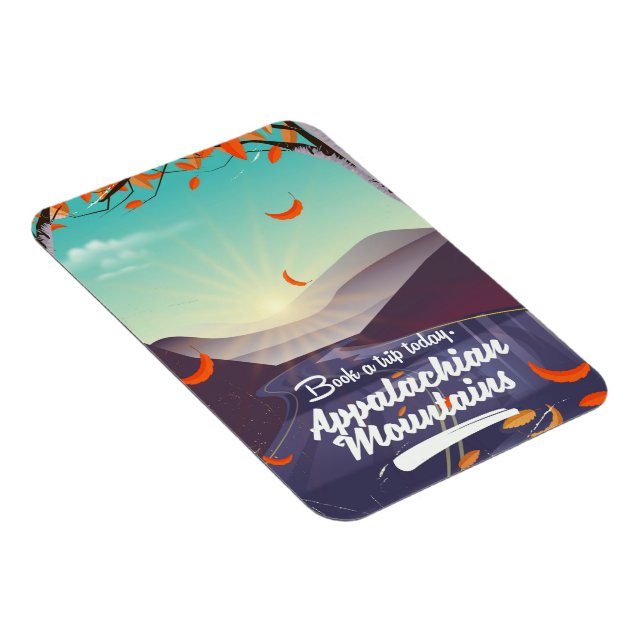 Ímã Montanhas Appalachian viagens vintage (Lado Direito)