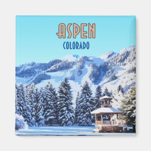 Imã Montanhas Aspen Colorado Ski Resort