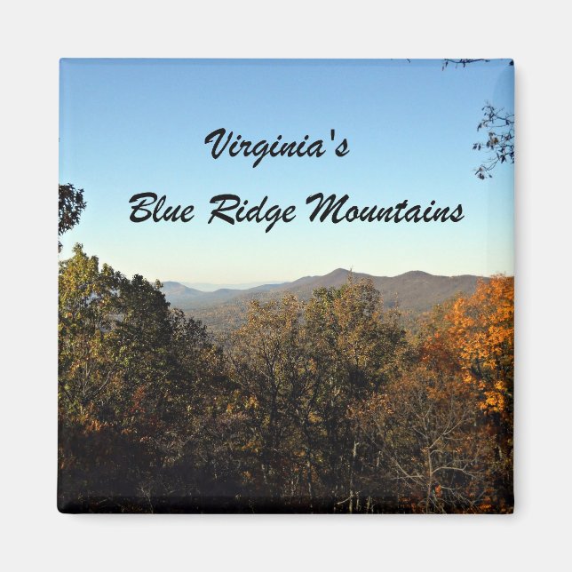 Imã Montanhas Blue Ridge da Virgínia (Frente)