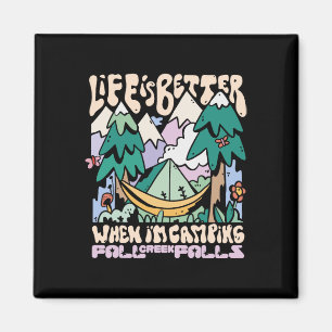 Imã Montanhas Caem Creek Falls Tennessee Acampando Wil