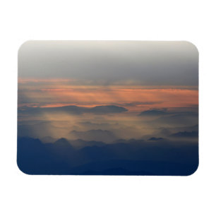 Ímã Montanhas Cascata ao Sol