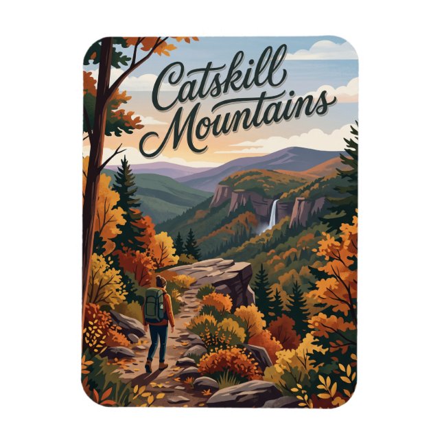 Ímã Montanhas Catskill Nova York (Vertical)