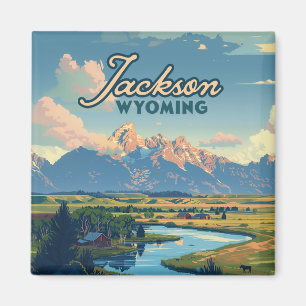 Imã Montanhas de Tetons do Ranking Jackson Hole Wyomin