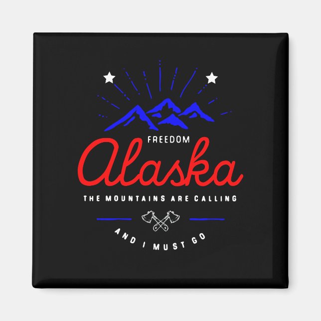 Imã Montanhas do Alasca estão chamando de "Preciso Esc (Frente)