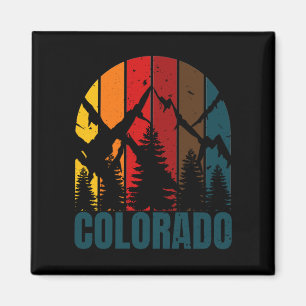 Imã Montanhas do Colorado Retro