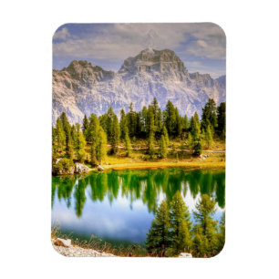 Ímã Montanhas Dolomite e Paisagem do Atordoamento do L