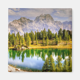 Imã Montanhas Dolomite e Paisagem do Atordoamento do L