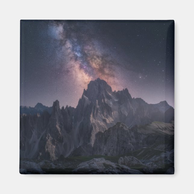 Imã Montanhas | Dolomites Mountain, Itália (Frente)